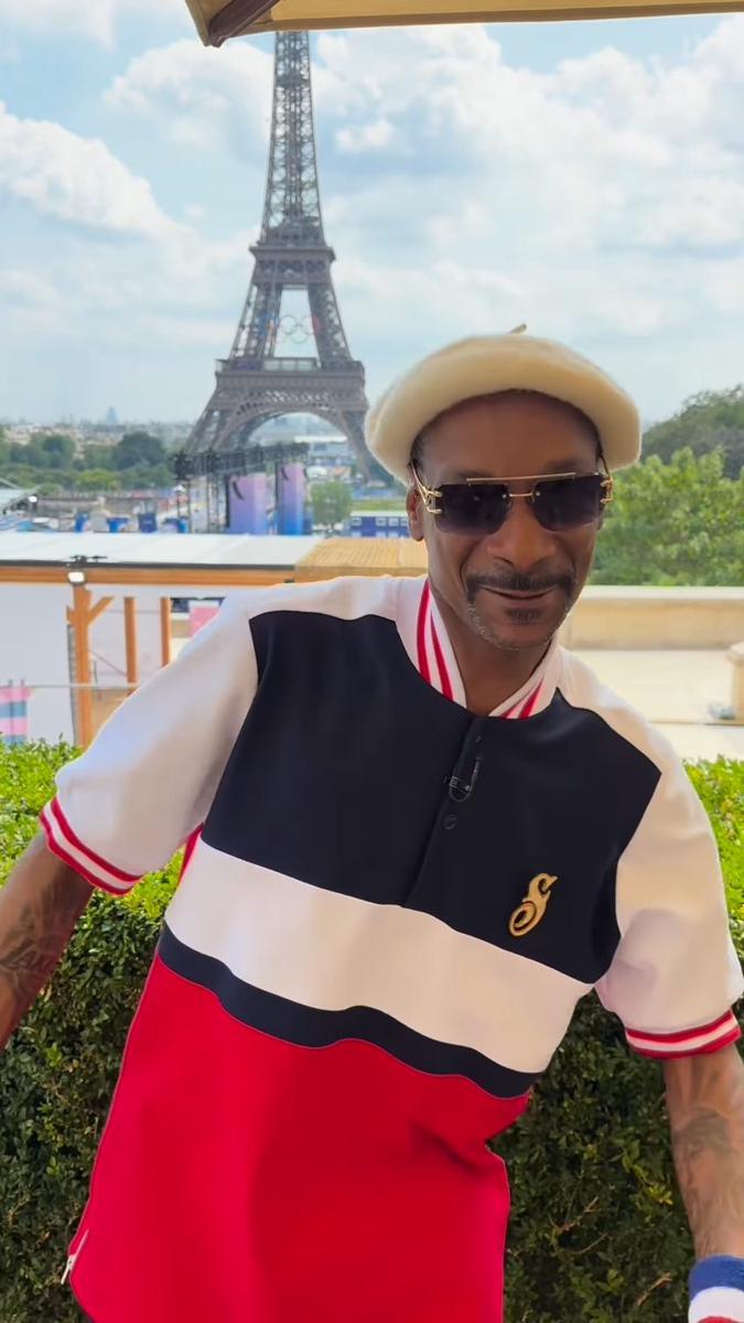 Snoop Dog di Olimpiade Paris 2024 (instagram.com/todayshow)