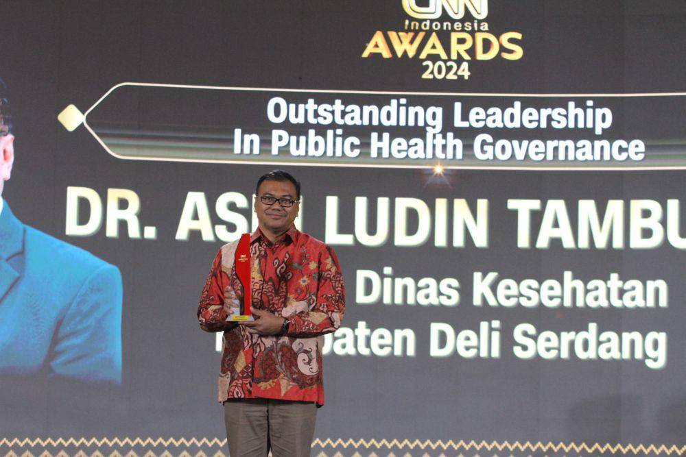 Asri Tambunan Raih Award Outstanding Leadership dari CNN Indonesia 2024 (Dok. IDN Times)