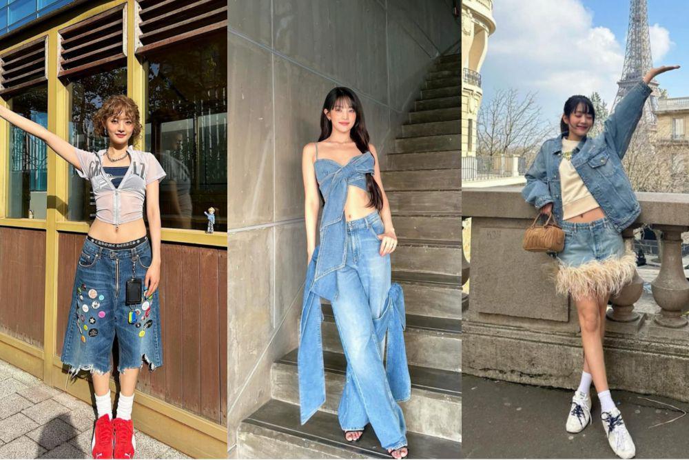 7 Mix and Match Outfit Denim ala Minnie (G)I-DLE, Gayanya On Point!