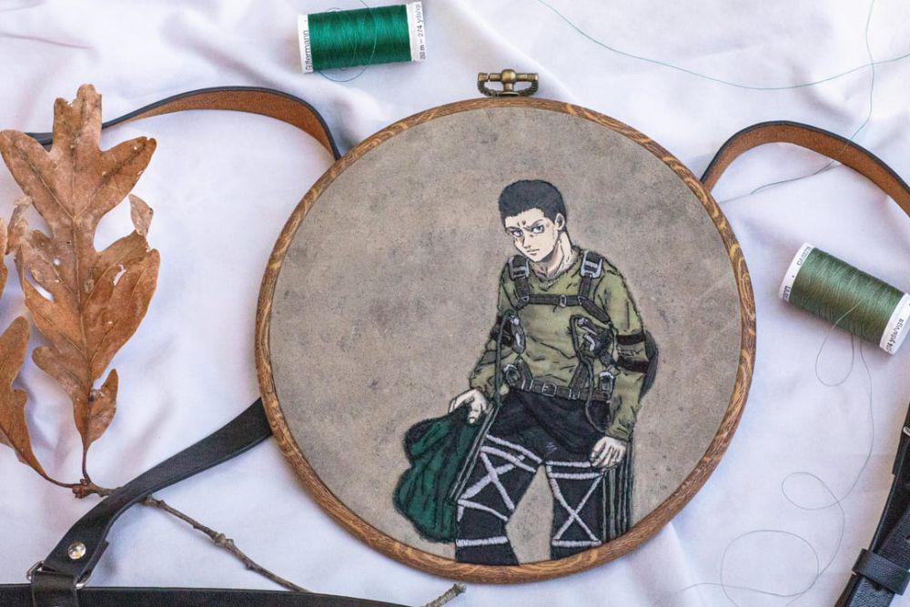 potret sulaman tangan bertema Attack on Titan (reddit.com/user/JSprinkle15)