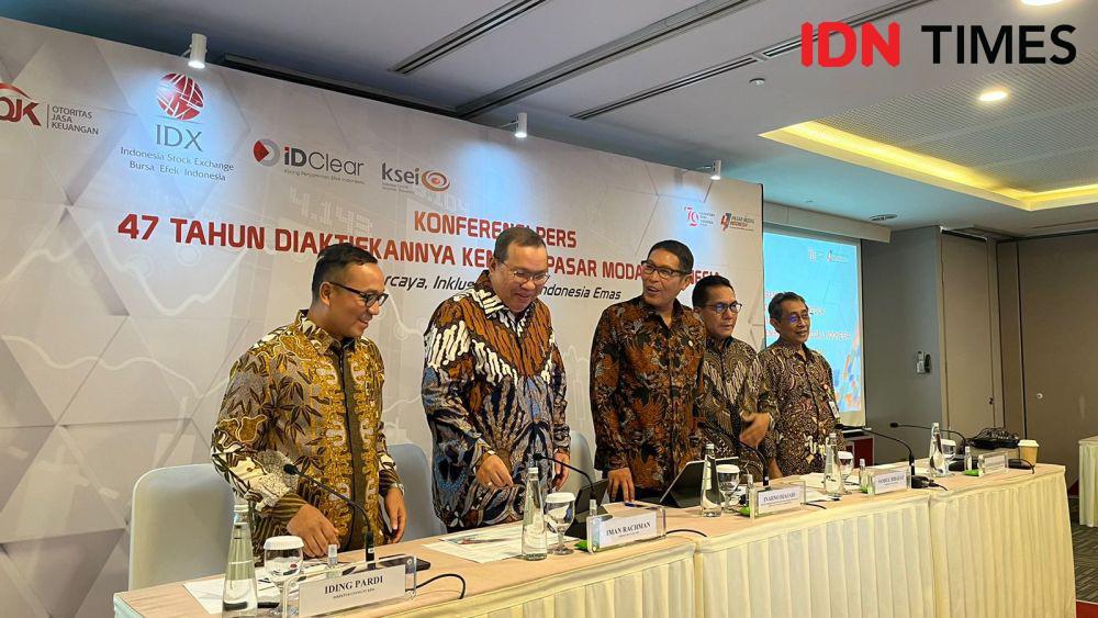 HUT ke-47 Pasar Modal Indonesia, Market Cap Sentuh Rp12.300 Triliun