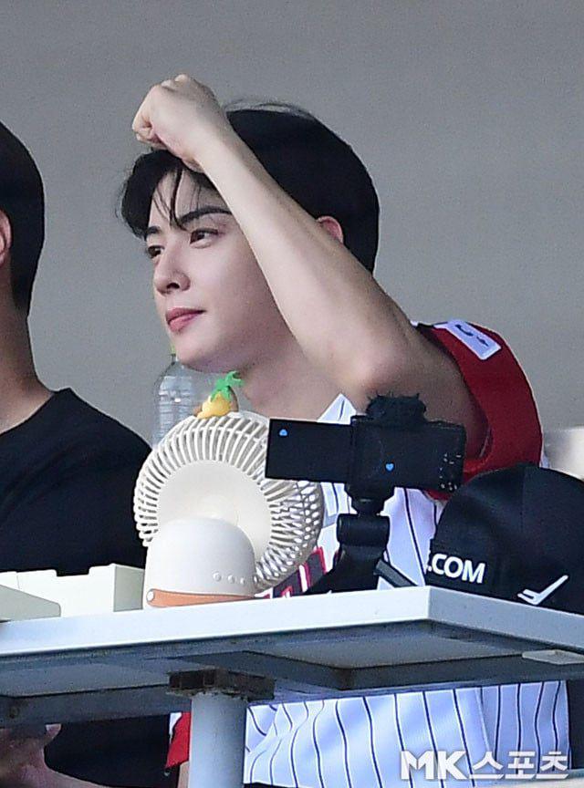 potret Cha Eun Woo di 2024 KBO League (dok. MK Sports)