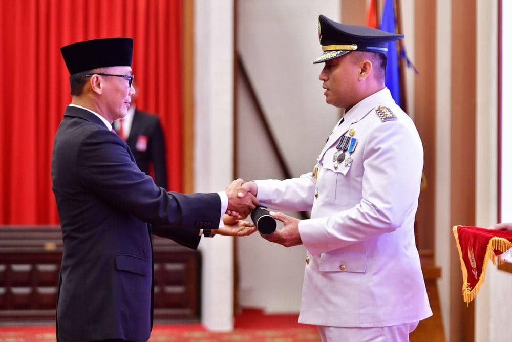 Andi Winarno Eka Putra dilantik sebagai Pj Bupati Bone. (Dok. Istimewa)