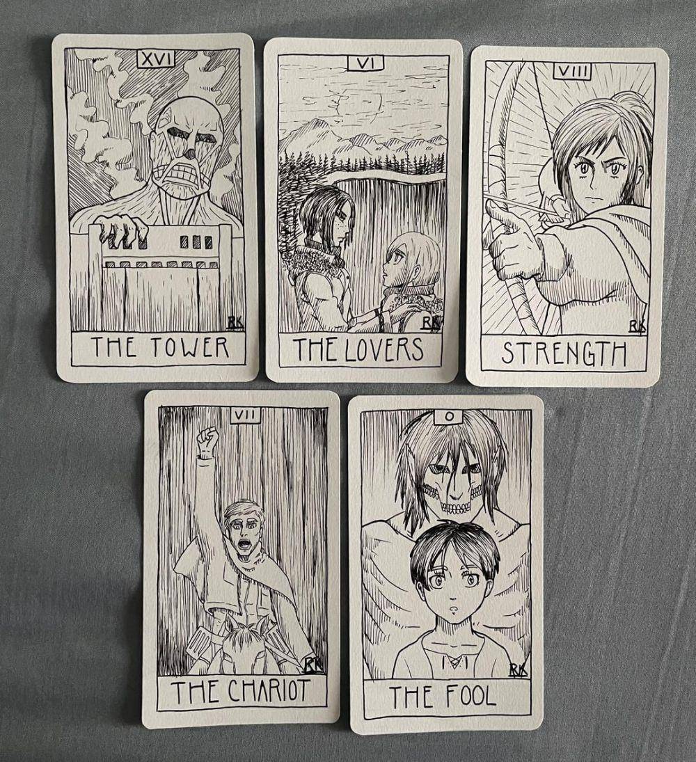potret karya buatan tangan Attack on Titan (reddit.com/user/raq_n_roll)