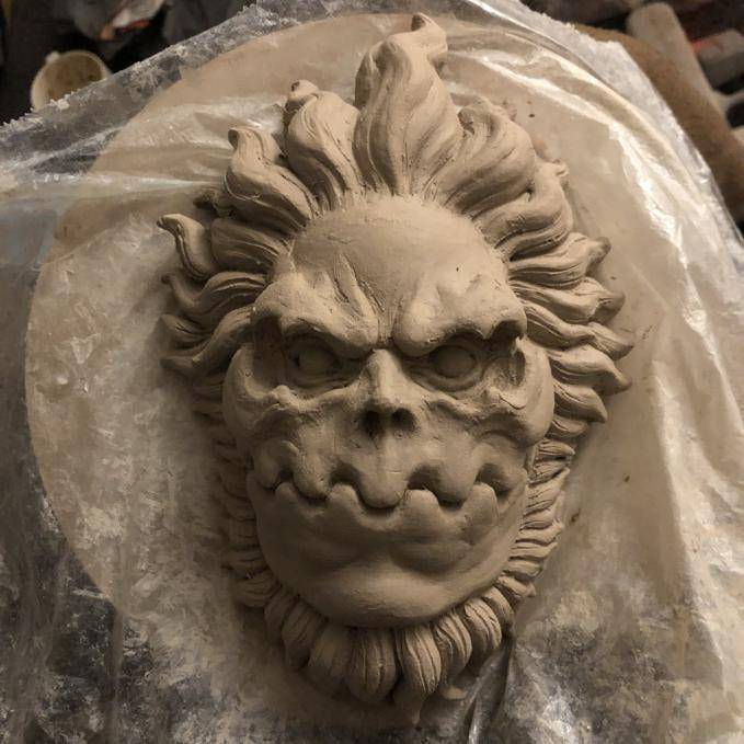 potret karya buatan tangan Attack on Titan (reddit.com/user/Hollowisp)