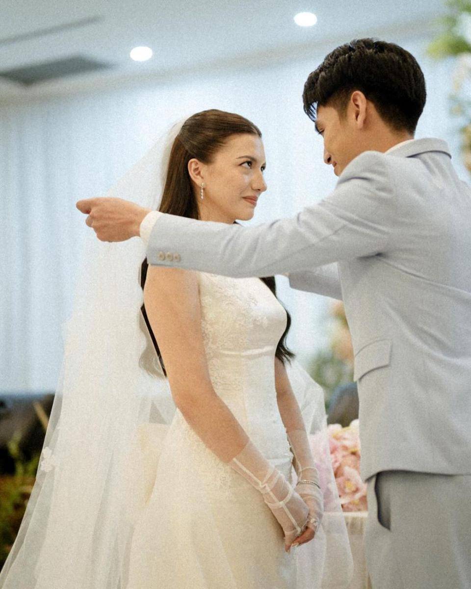 potret pemberkatan Cassandra Lee dan Ryuken Lie (instagram.com/cassandraslee)