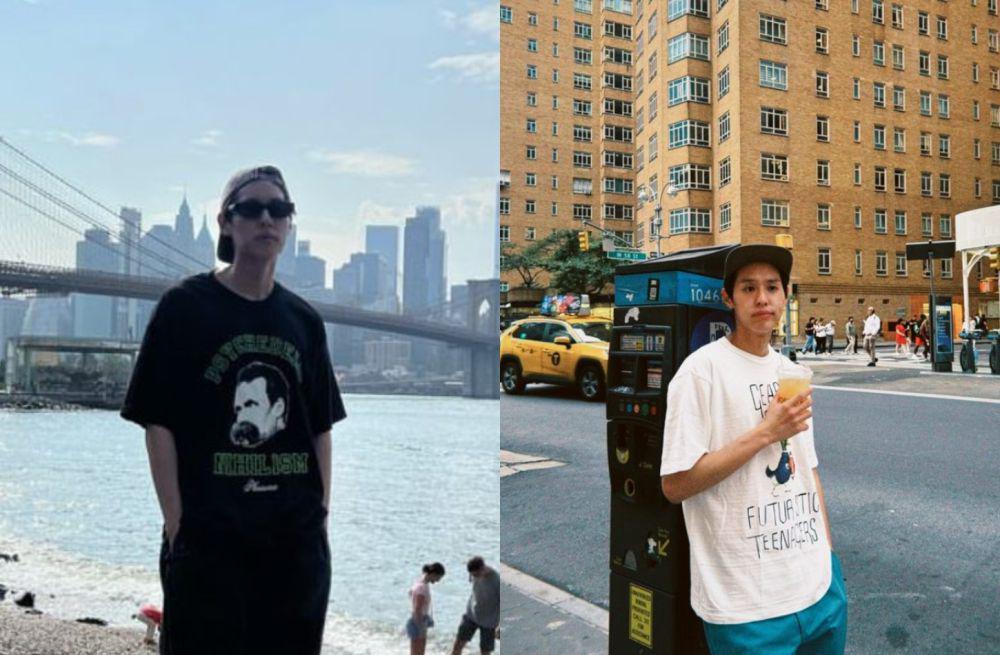 7 Potret Billkin Putthipong Liburan di New York, Healing Dulu