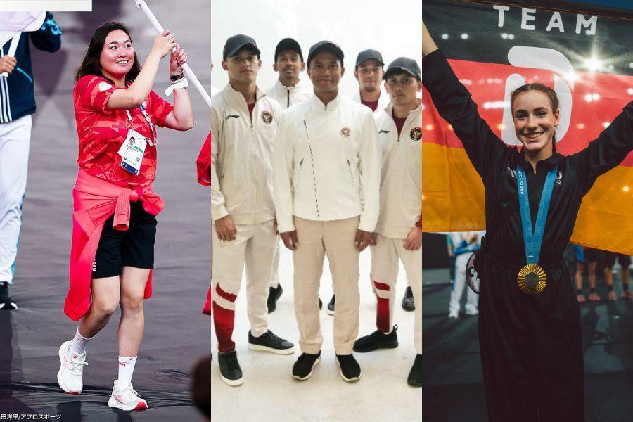 15 Gaya Atlet Berbagai Negara di Closing Ceremony Olimpiade Paris 2024