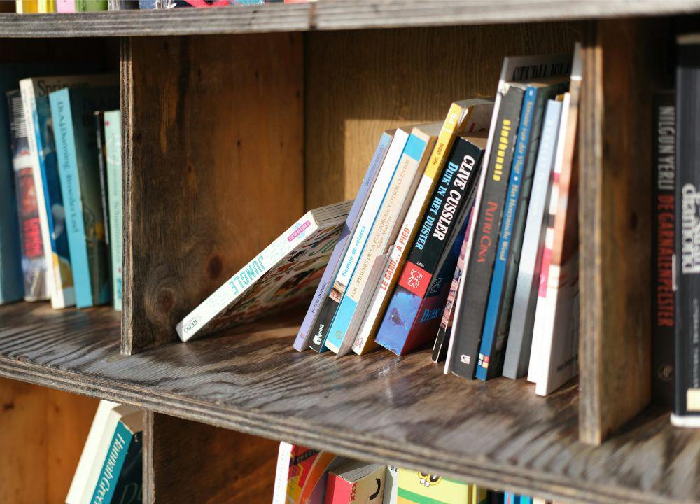 ilustrasi rak buku (unsplash.com/Dmitrii Eliuseev)