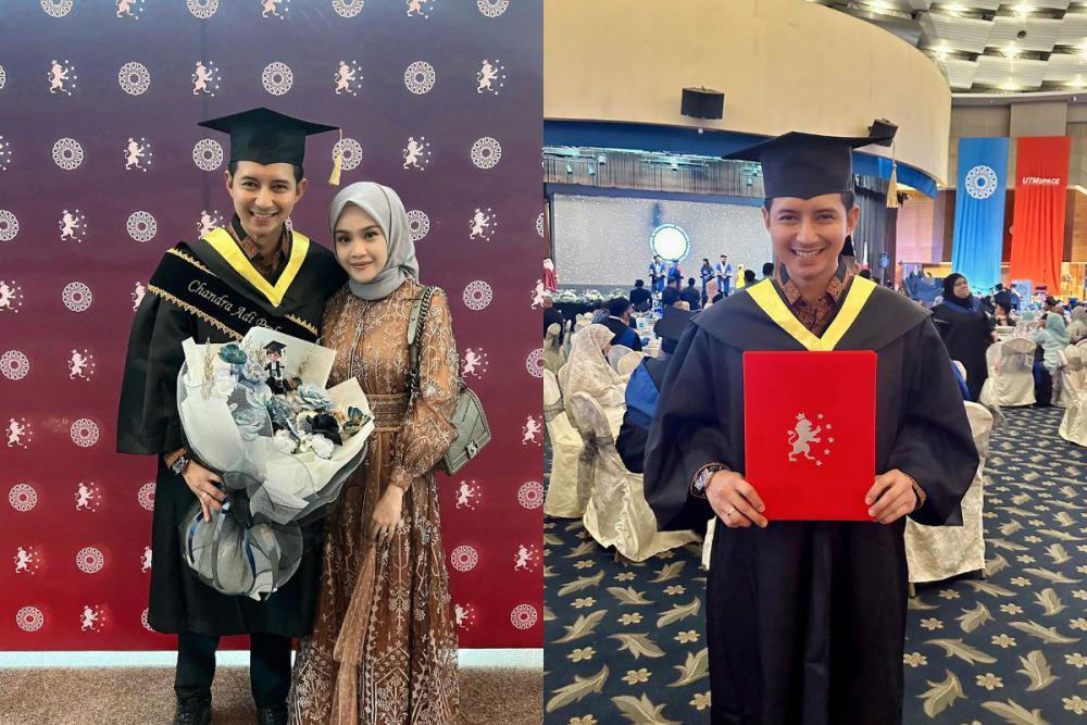 7 Potret Chand Kelvin Wisuda S2 dari Universitas di Malaysia