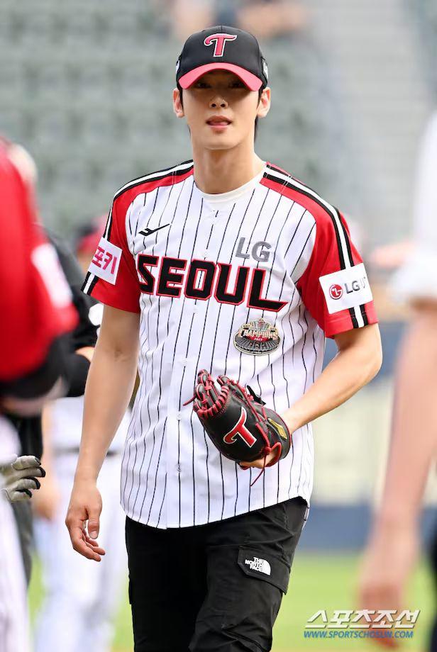 potret Cha Eun Woo di 2024 KBO League (dok. Sports Chosun)