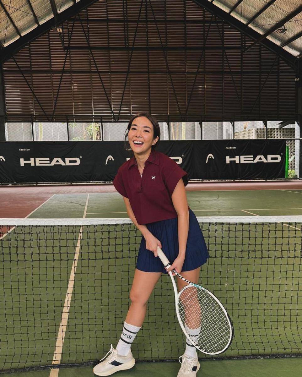 ide ootd jalan sehat 17 Agustus (instagram.com/gisel_la)