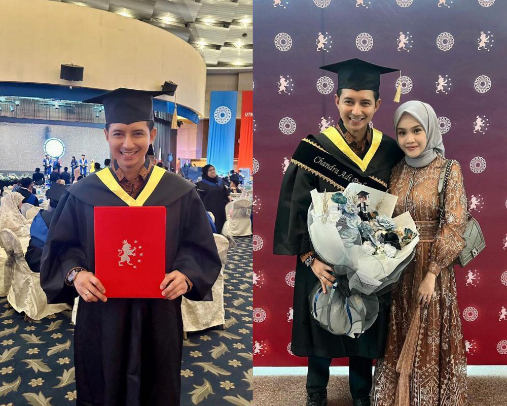 7 Momen Chand Kelvin Wisuda S2 di Malaysia, Ditemani Istri dan Mertua