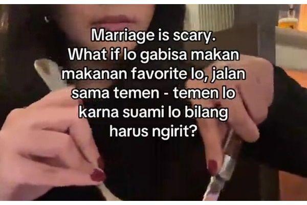 apa itu tren marriage is scary (tiktok.com/@ceritacete)
