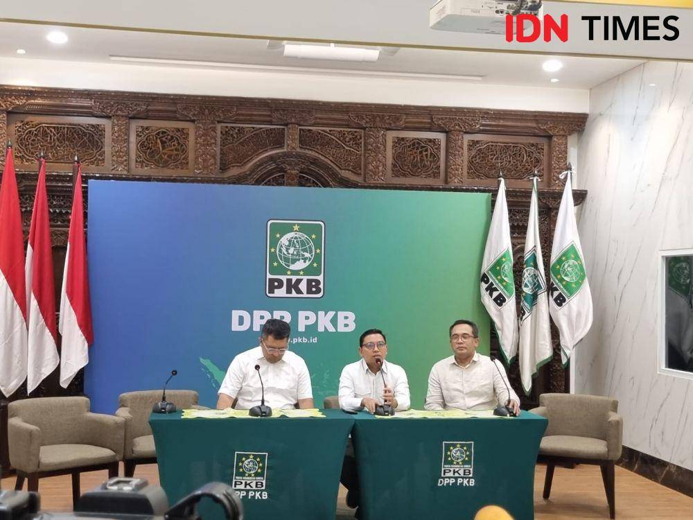 Konferensi pers kesiapan PKB menggelar Muktamar di Bali (IDN Times/Ilman Nafi'an)