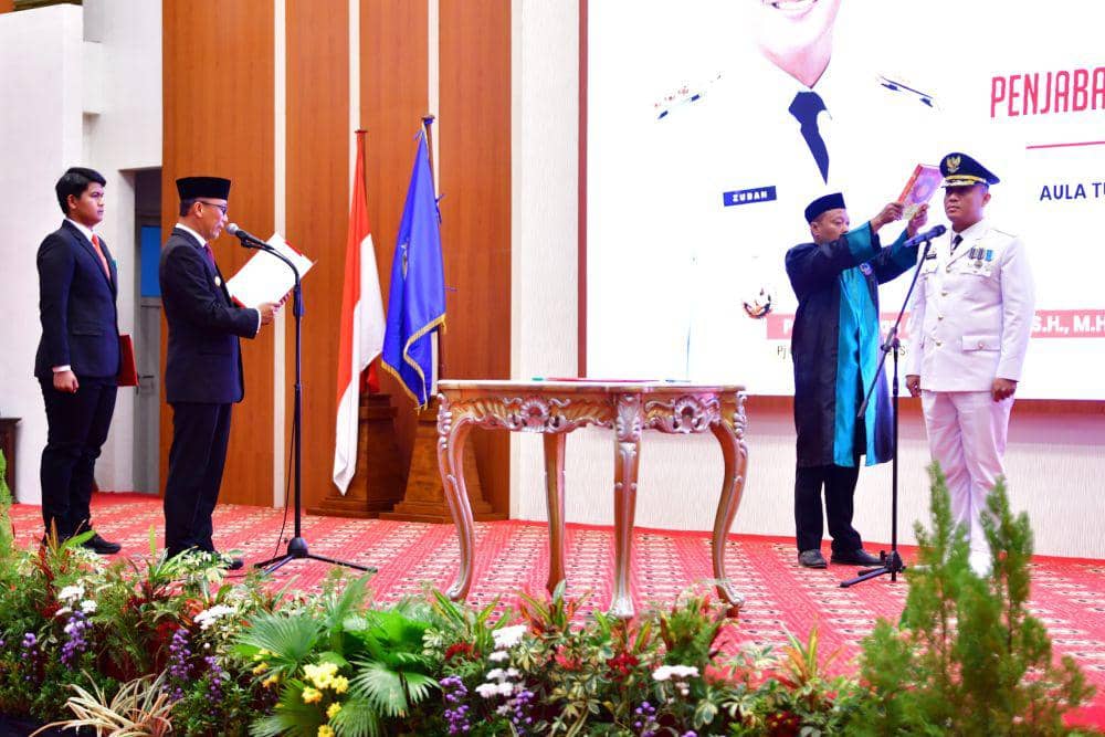 Lantik Pj Bupati Bone, Zudan Titip Pesan TPP Dibayar Tepat Waktu
