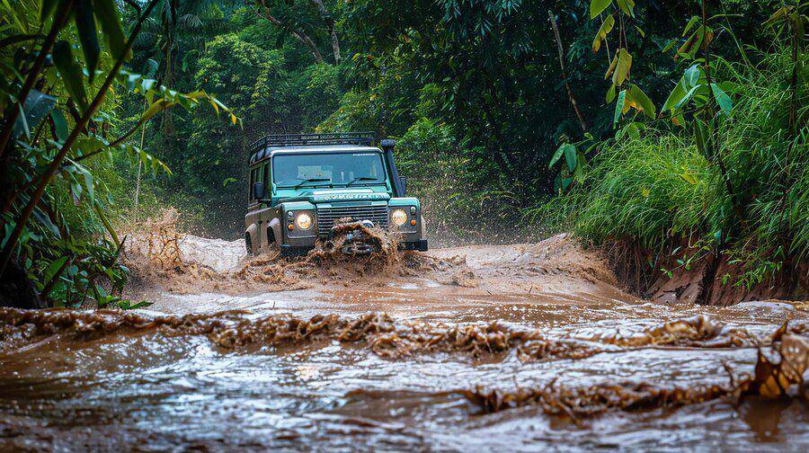 Ilustrasi adventure jeep (freepik.com/MoMo Art)