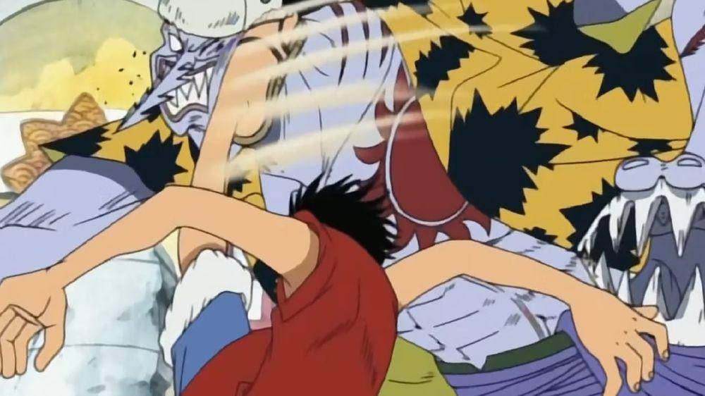 Pertarungan Monkey D Luffy vs. Arlong sangat ikonis. (dok. Toei Animation/One Piece)