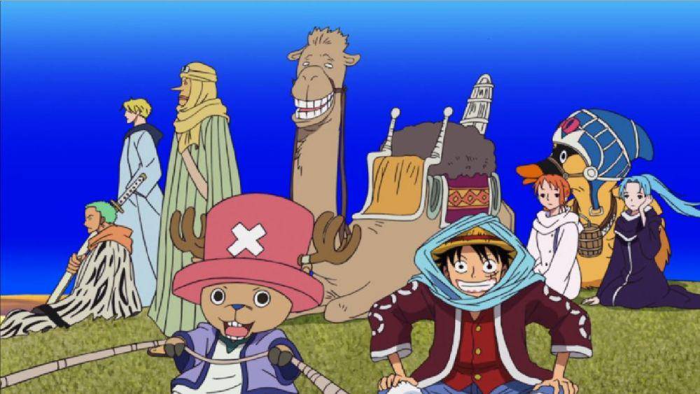 Topi Jerami bertualang di Alabasta. (dok. Toei Animation/One Piece)