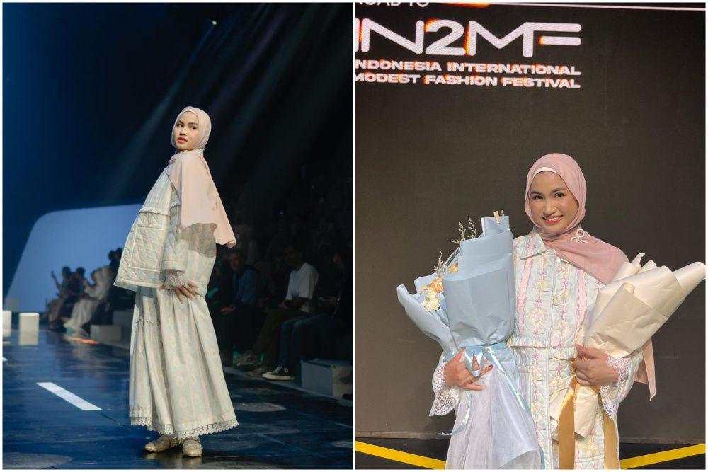 10 Potret Xaviera Putri Debut Fashion Show, Penuh Percaya Diri!