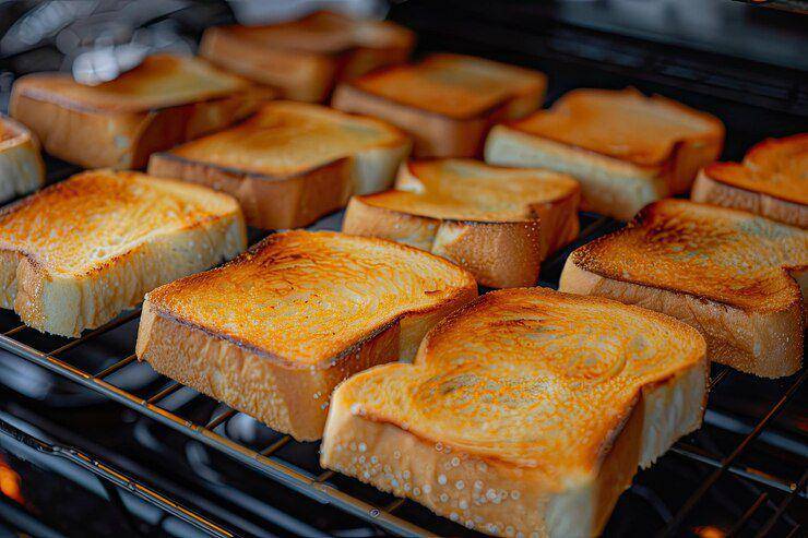 Ilustrasi pembuatan roti bakar (freepik.com/marinaghanis98)