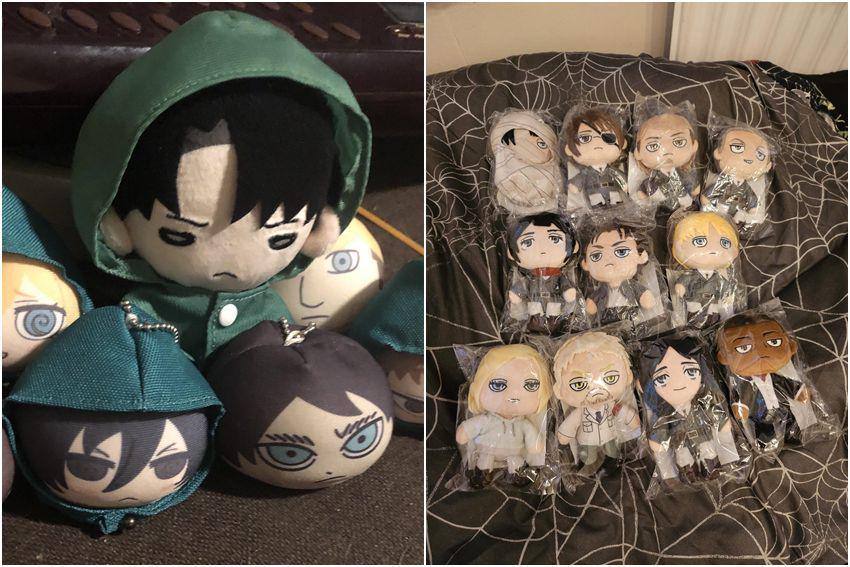 7 Koleksi Boneka Attack on Titan, Semuanya Jadi Lucu dan Gemas!