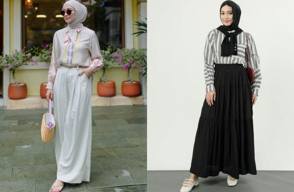 9 Ide Outfit Hijab Business Casual ala Mega Iskanti, Chic dan Fresh!