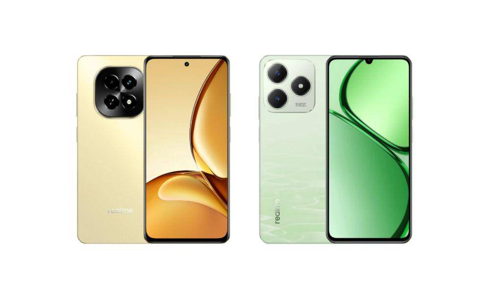 realme C63 5G (kiri) dan realme C63 4G (kanan) (realme.com)