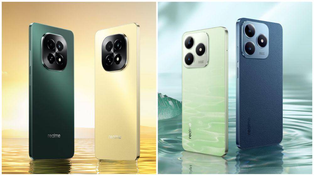 realme C63 5G (kiri) dan realme C63 4G (kanan) (realme.com)