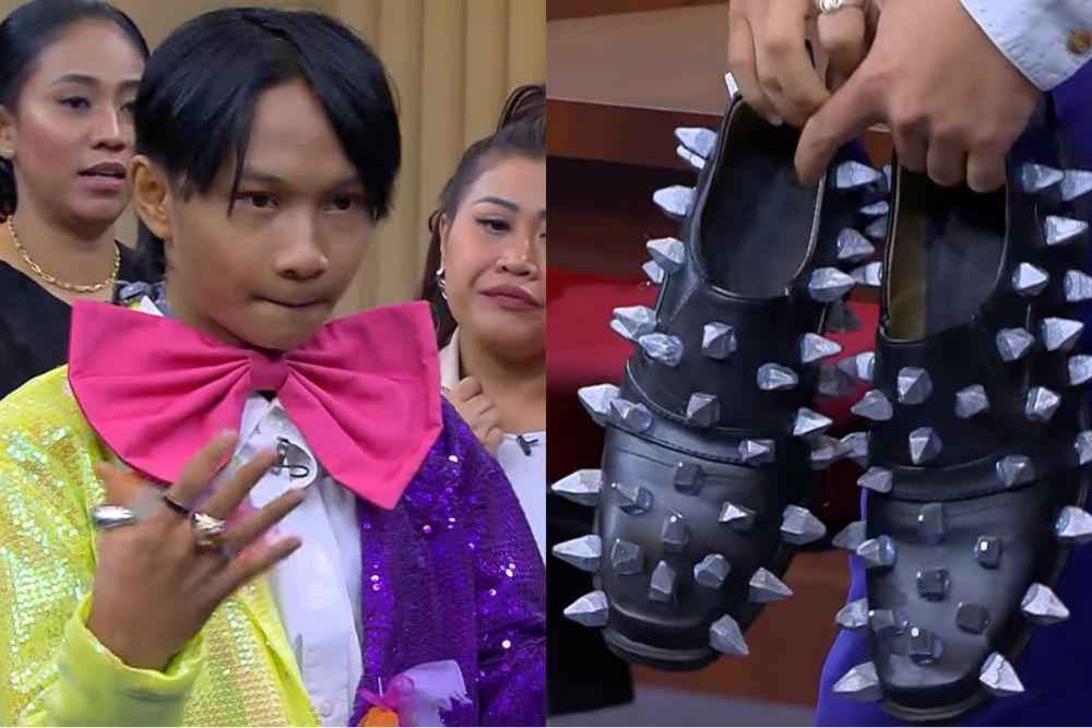 potret Fajar Sadboy cosplay jadi Hotman Paris di pengadilan (youtube.com/Mainhakimsendirinet)
