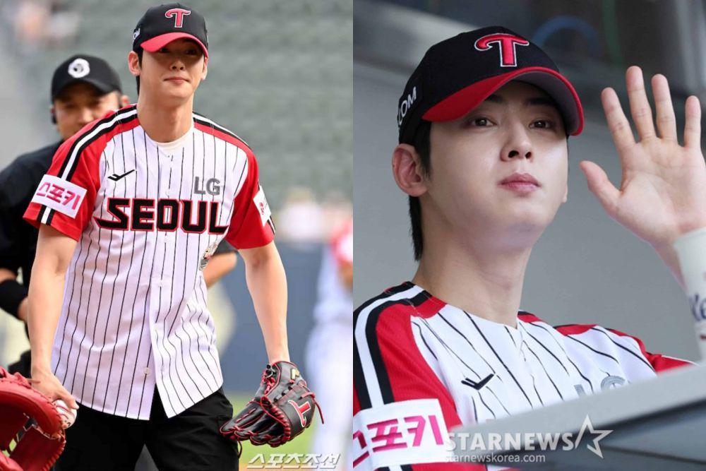 8 Potret Cha Eun Woo di 2024 KBO League, Visualnya Unreal!