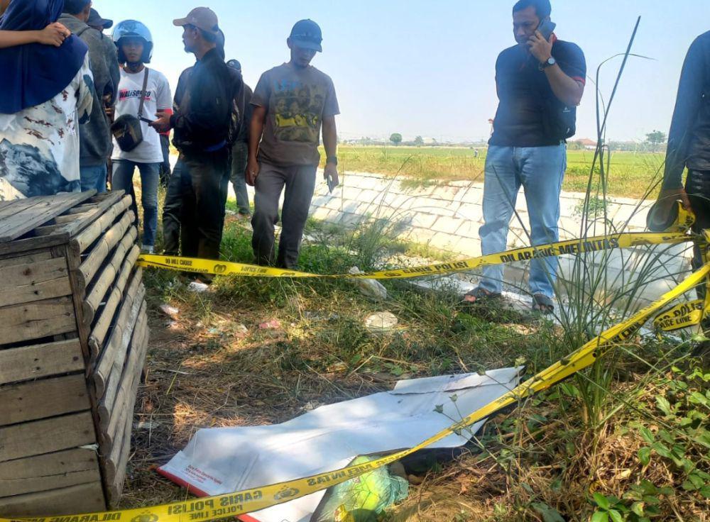 Mayat Bayi Dibuang di Tepi Jalan Raya Dekat Bypass Jombang