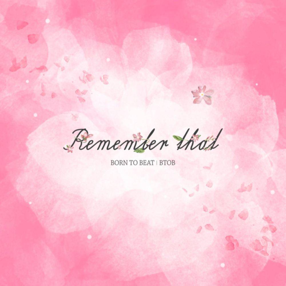 cover album Remember That (youtube.com/@officialbtob)