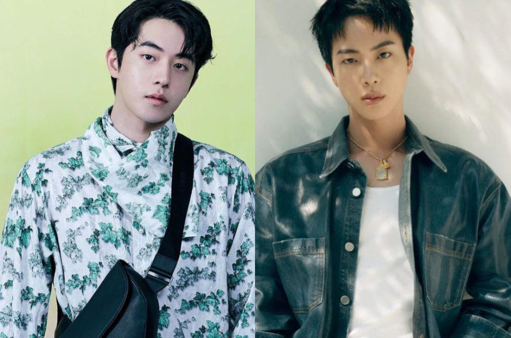 Nam Joo Hyuk dan Jin BTS (instagram.com/skawngur | instagram.com/jin)