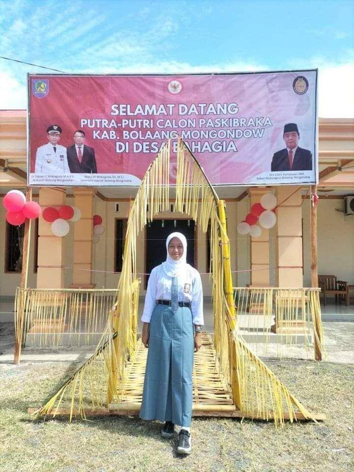 Calon anggota Paskibraka Bolmong, Dini Sumele, yang meninggal dunia. Dok. Kesbangpol Bolmong