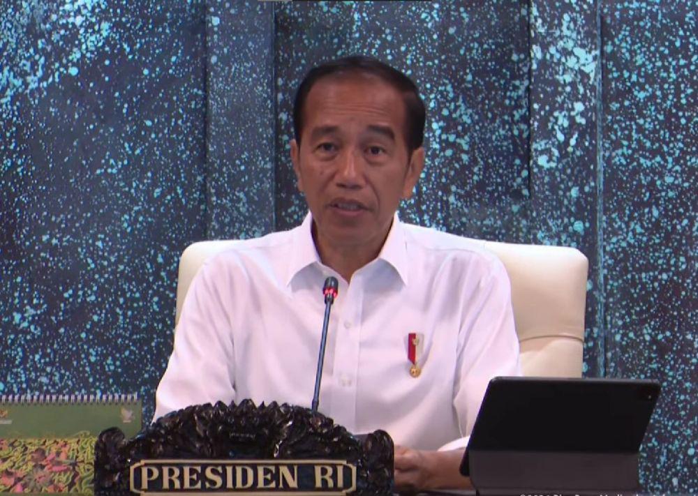 Pengantar Presiden Jokowi pada Rapat Sidang Kabinet Perdana di IKN pada Senin (12/8/2024). (youtube.com/Sekretariat Presiden)