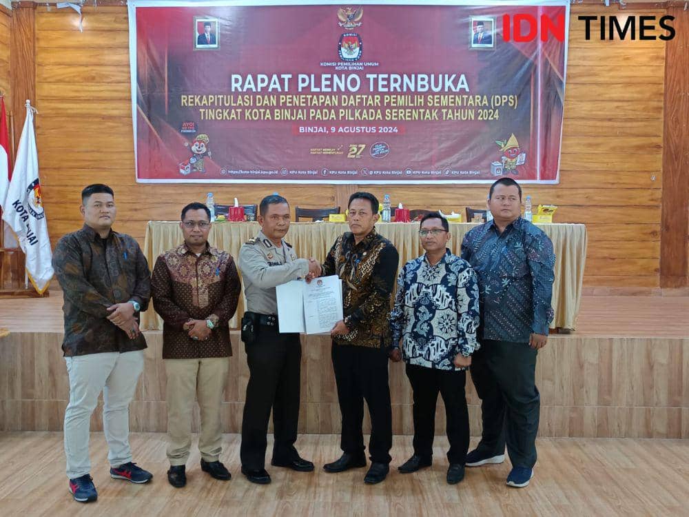 KPU Binjai Tetapkan 219.873 Orang Masuk Dalam DPS di Pilkada 2024