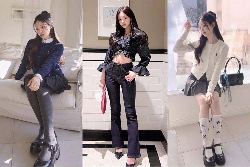 Inspirasi look feminin ala Yu Si Eun (instagram.com/yoo__si)
