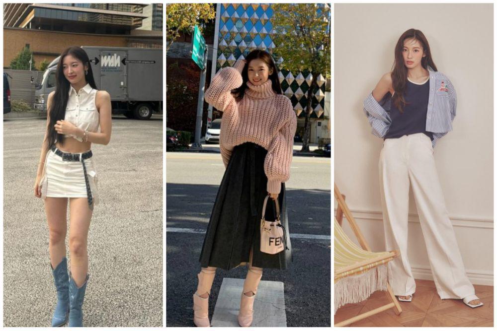 7 Inspirasi OOTD Look Casual ala Arin Oh My Girl, Fresh Kekinian!