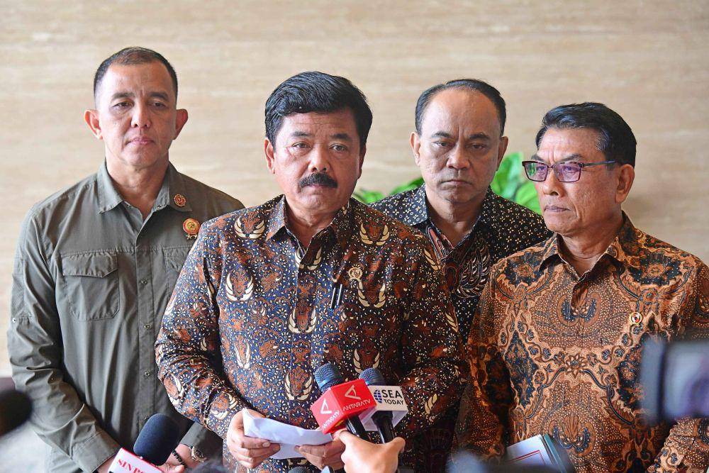 Menko Polhukam Hadi Tjahjanto (dok. Sekretariat Presiden)