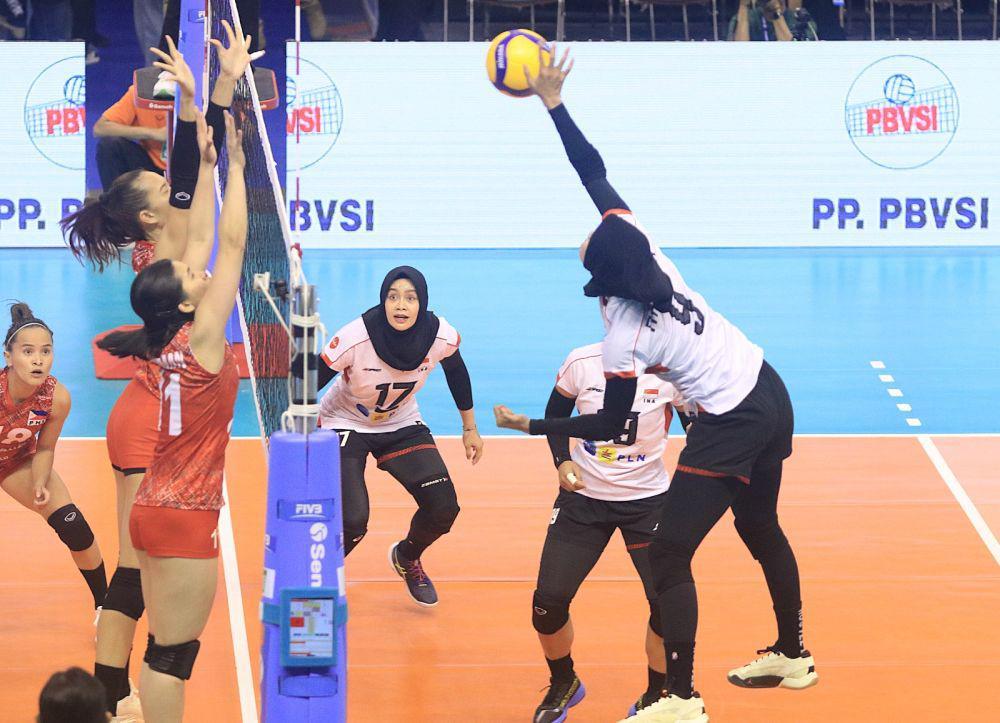 Tim Voli Putri Indonesia Tak Berkutik di SEA V League 2024