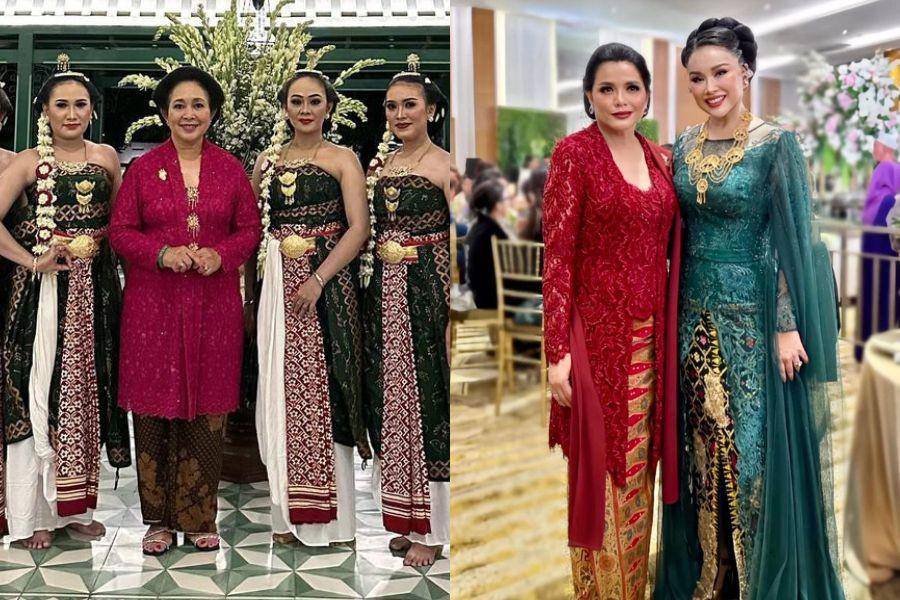 Kebaya Titiek Soeharto dan Yanti Airlangga. (instagram.com/yanti.airlangga | instagram.com/titieksoeharto)