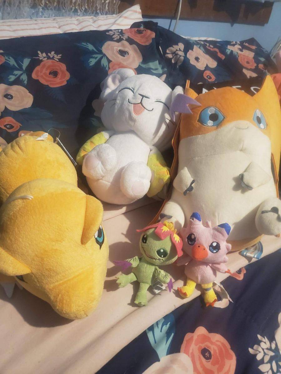 potret koleksi boneka Digimon (reddit.com/user/HikariXOXOX)