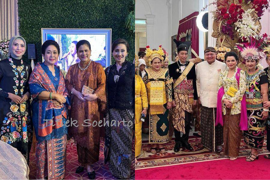 Kebaya Titiek Soeharto dan Yanti Airlangga. (instagram.com/yanti.airlangga | instagram.com/titieksoeharto)