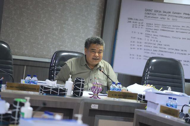 Kader senior Golkar Sulsel Arfandy Idris. (Dok. Sekretariat DPRD Sulsel)