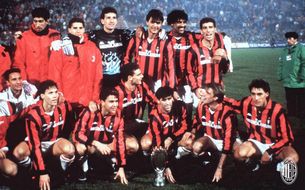 AC Milan menjuarai UEFA Super Cup 1989. (x.com/acmilan)