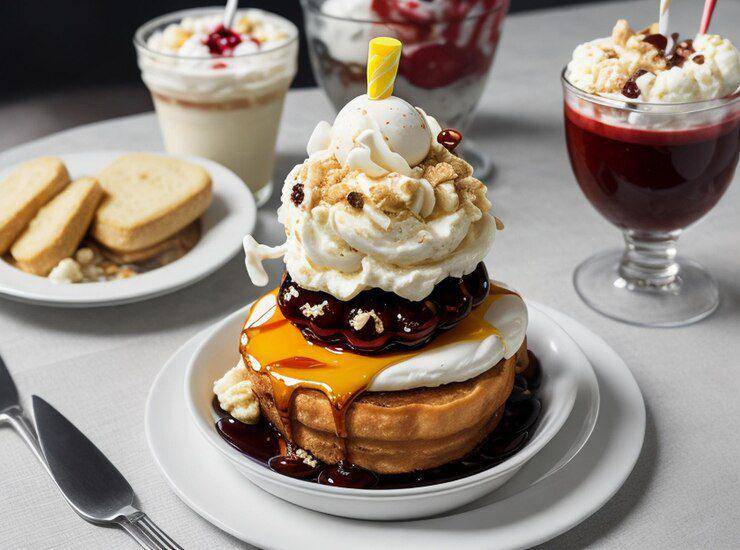 Ilustrasi dessert lezat (freepik.com/Ash3456)