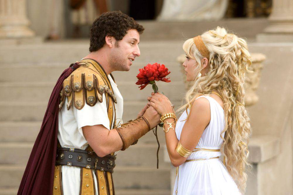 Adam Sandler (kiri) dalam film Bedtime Stories. (dok. Walt Disney Pictures/Bedtime Stories)