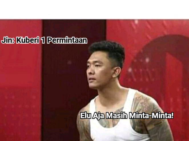 meme jin kabulkan permintaan (dok. pribadi/Iip Afifullah)
