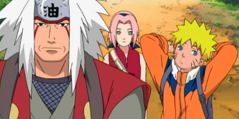 Jiraiya, Sakura, dan Naruto (dok. Pierrot/Naruto)